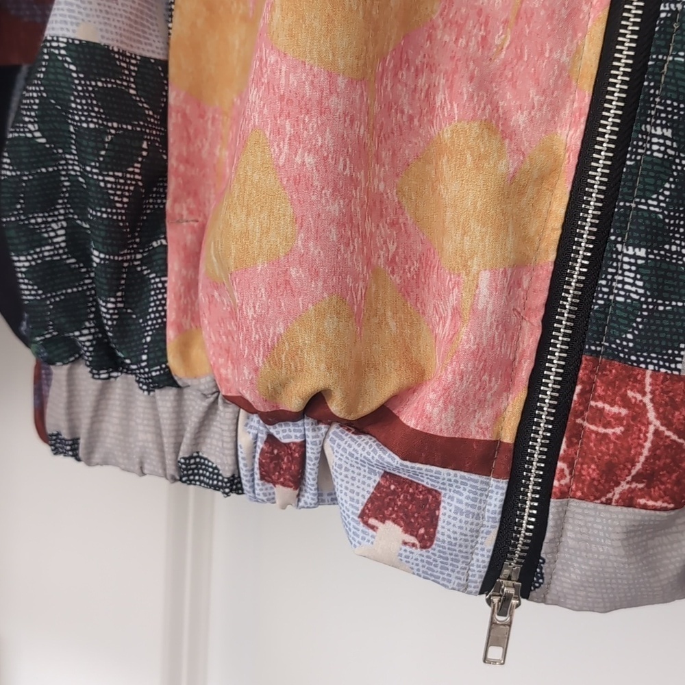 Multicolor Soft Bomber Jacket - Picture 8 of 10